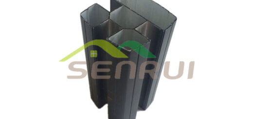 Aluminum post of wpc fence panel