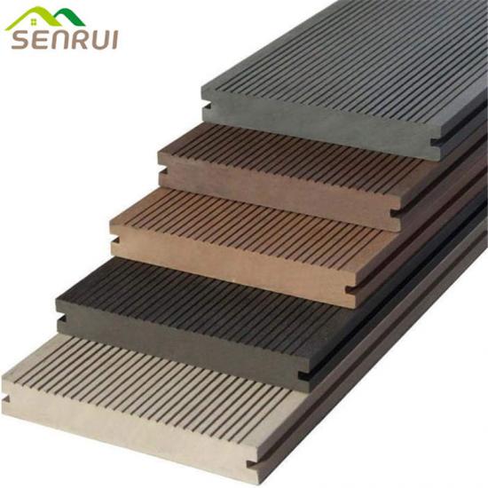 Balcony wood plastic composite solid decking