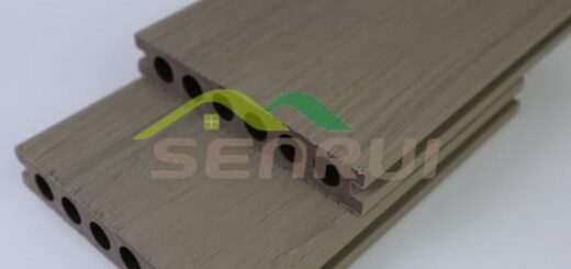 Co-extrusion wpc hollow decking boards