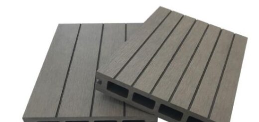 Composite hollow plastic wood flooring