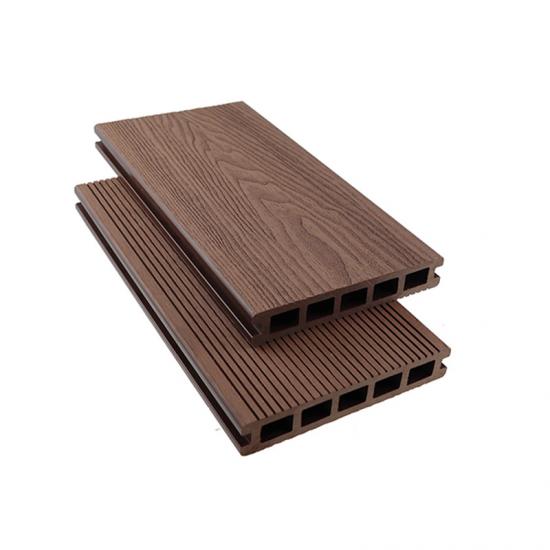 Deep wood grain wpc hollow decking board ​146*25mm