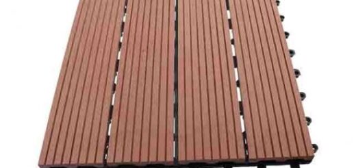 New design anti slip interlocking outdoor patio wpc decking tiles