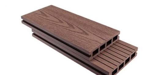 Non-slip outdoor terrace board recycled wpc hollow decking