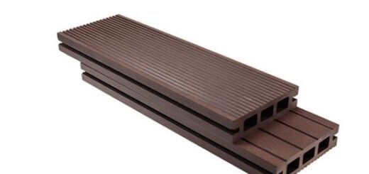 Outdoor hollow wood composite decking board