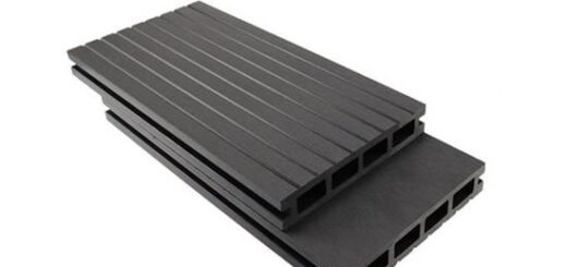 Outdoor waterproof recycled wpc hollow decking