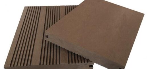 Outdoor wpc solid decking flooring