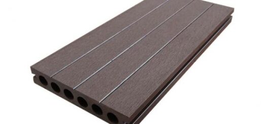 Outdoor wpc wood hollow composite decking