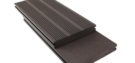 Uv-resistant eco-friendly wood plastic solid composite decking