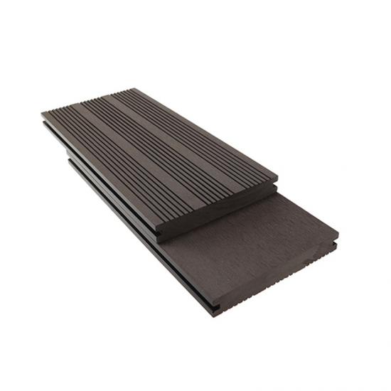 Uv-resistant eco-friendly wood plastic solid composite decking