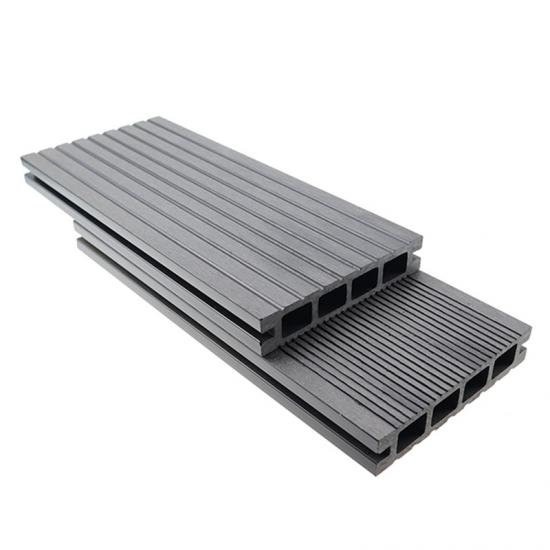 Uv-resistant interlocking grey outdoor wpc decking