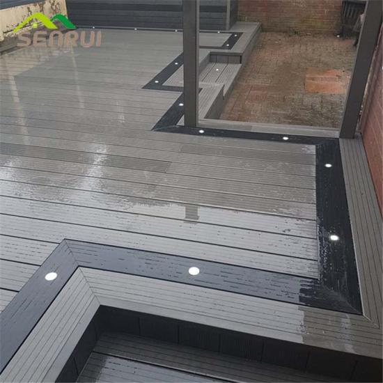 Waterproof hollow wpc decking for garden