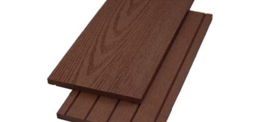 Waterproof solid wpc wood plastic composite board