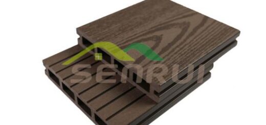 Wood grain composite wood deck decking