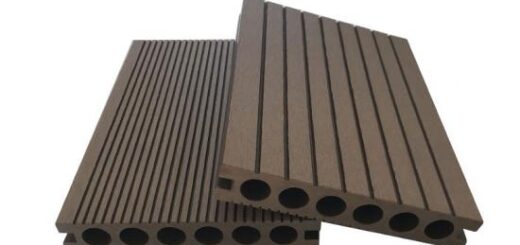 Wood plastic composite hollow wpc deck flooring