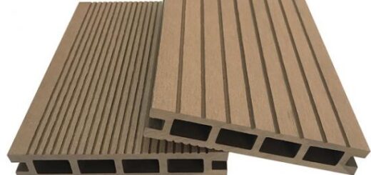 Wood plastic composite hollow wpc outdoor flooring