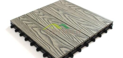 Wood plastic composite wpc decking tiles
