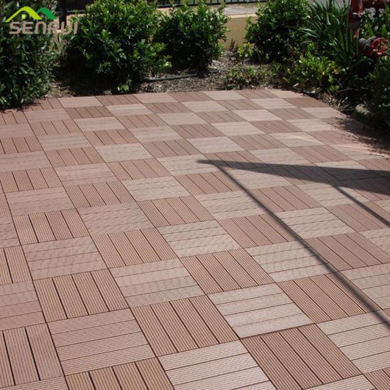 WPC interlocking decking tiles wood deck tiles