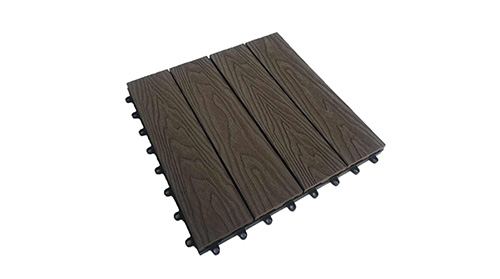 WPC Interlocking Garden Click Deck Tiles