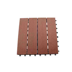 plastic wood composite decking tiles