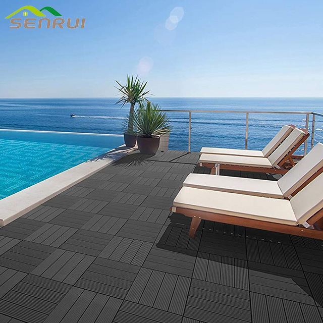 Wood plastic composite decking boards