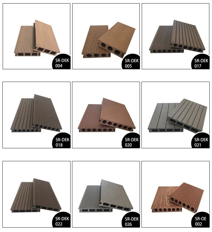 Wood plastic composite decking