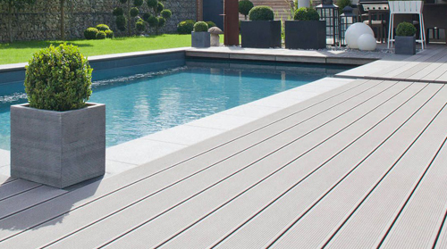 China Wood plastic composite swimming