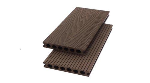 Deep embossed WPC decking