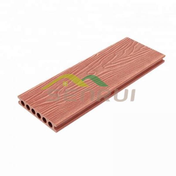 3d embossing wpc decking composite timber flooring