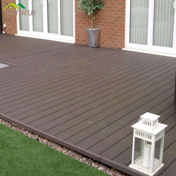 Cheap hollow wpc composite decking boards