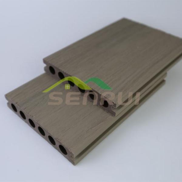 Co-extrusion wpc hollow decking boards