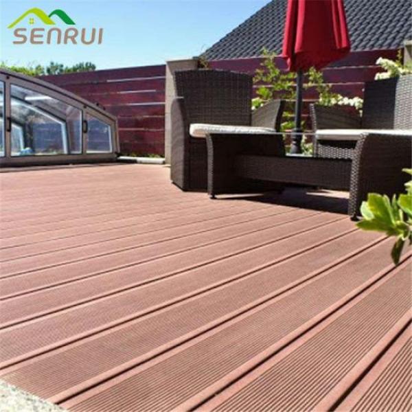 High quality round hollow wpc decking floor boards