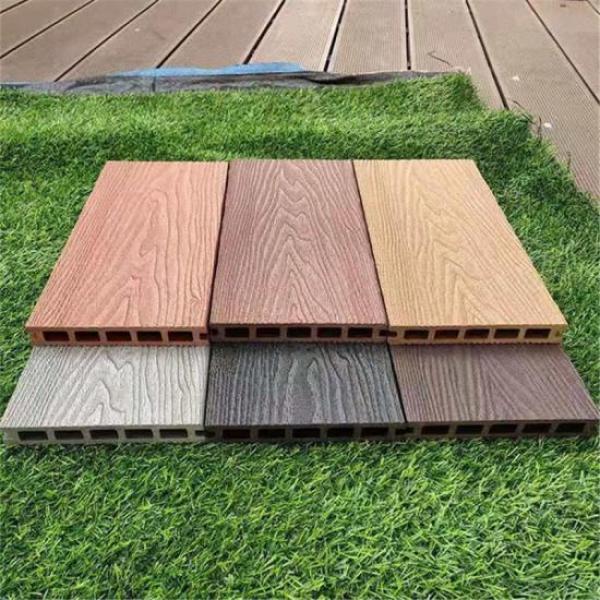 Hot sale 3d deep online embossing wood grain decking