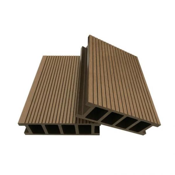 Looks like wood plastic composite decking floor