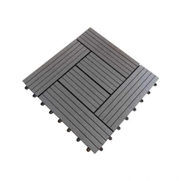 L type wpc diy tiles for garden