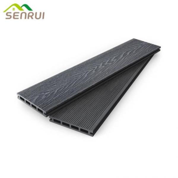 New technology wpc 3d embossed composite decking