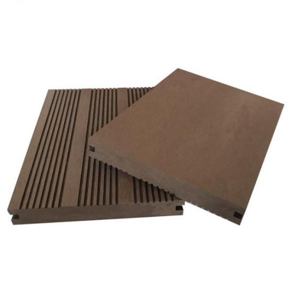 Outdoor wpc solid decking flooring