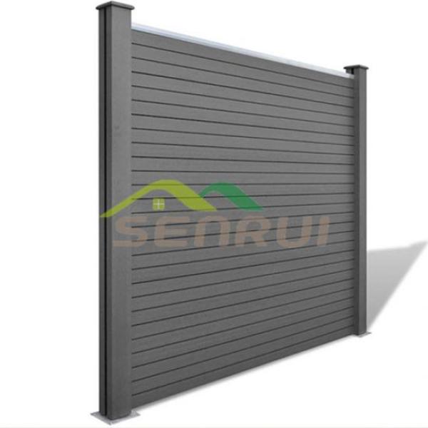 Popular and cheap plastic timber composite wpc fence