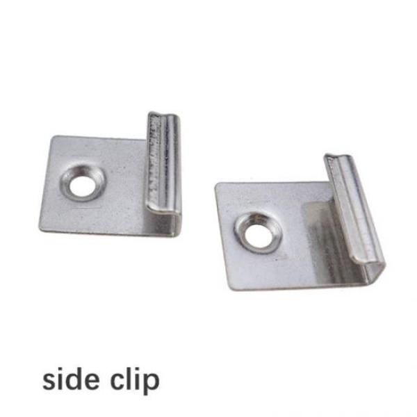 Clips de acero inoxidable, clips laterales para cubiertas de wpc