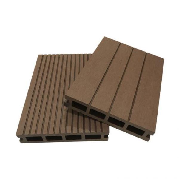 Waterproof wood plastic composite hollow flooring