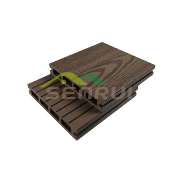 Deck de deck de madeira composta de grão de madeira