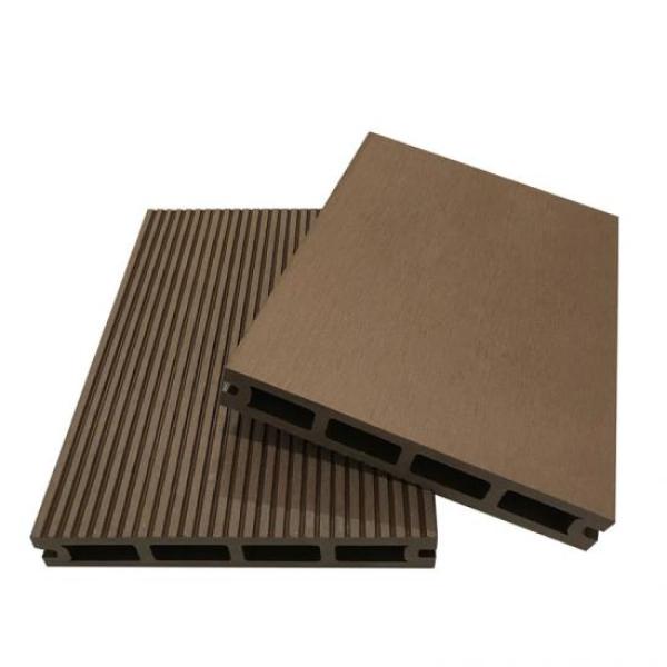 Wood plastic composite hollow flooring decking