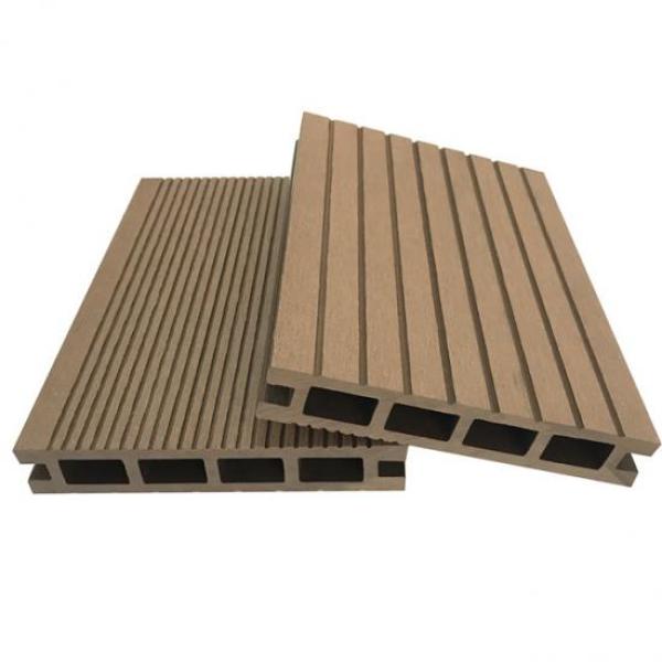 Wood plastic composite hollow wpc outdoor flooring