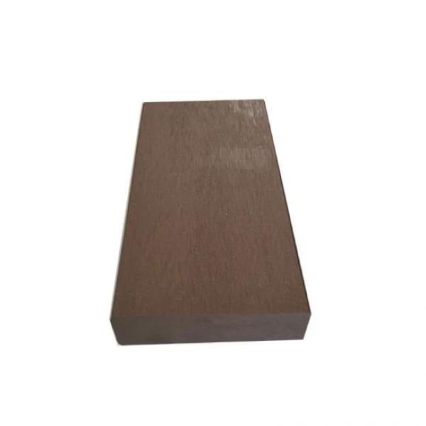 Wood plastic composite solid decking boards