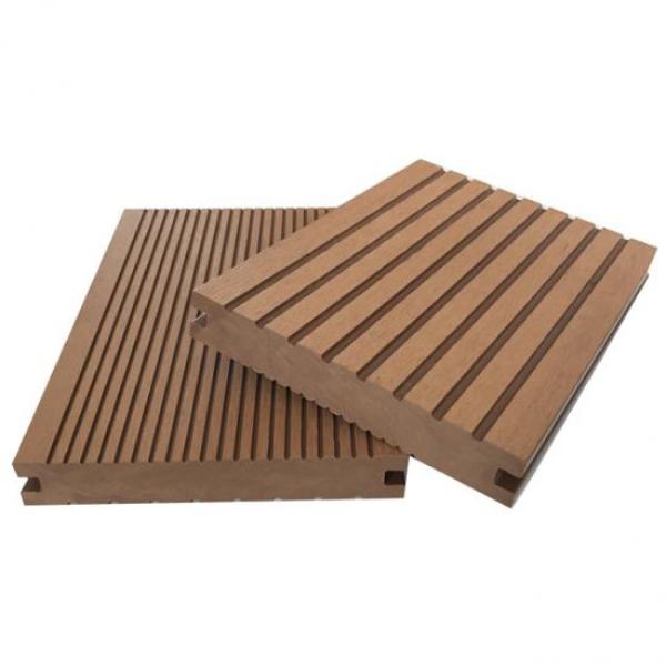 Wood plastic composite solid plastic waterproof decking