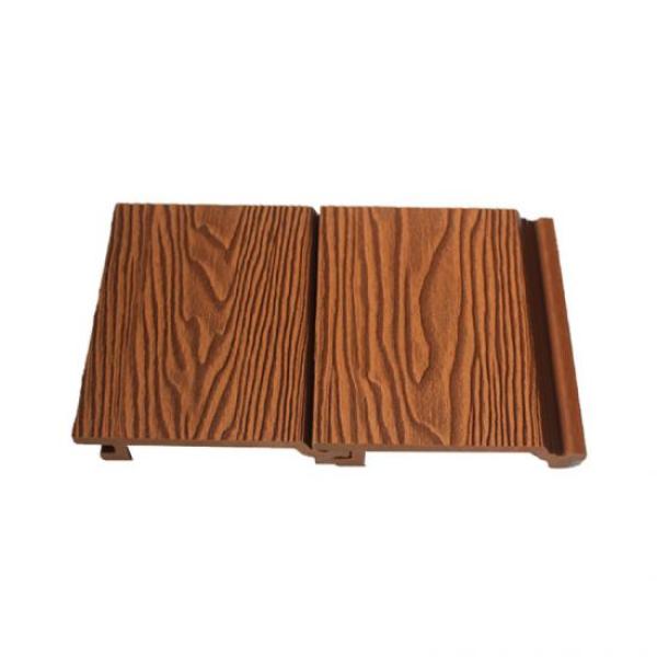 WPC wall panel with 3d wood grain