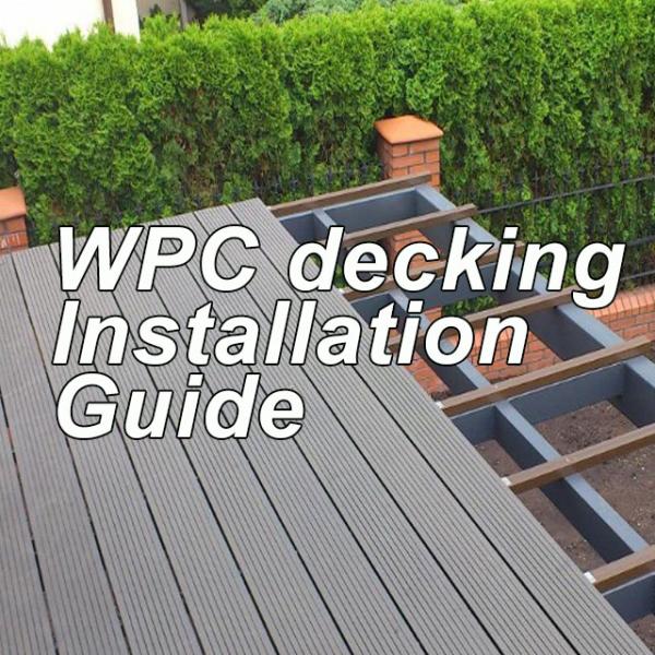 Installationsanleitung für WPC-Terrassendielen