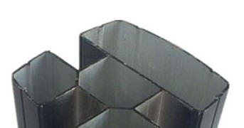 Aluminum post of wpc fence panel