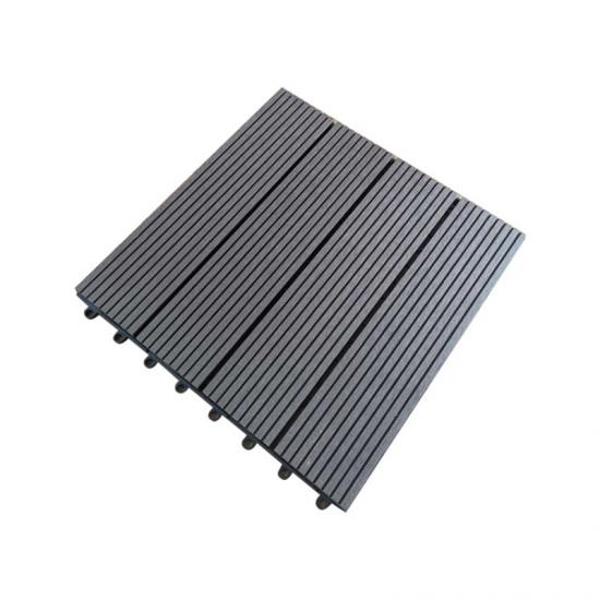 Sanded hollow m type wpc diy tiles