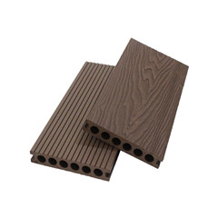 Embossed wpc wood grain decking board 140*25mm