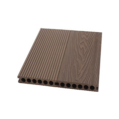 Embossed wpc wood grain decking board 140*25mm